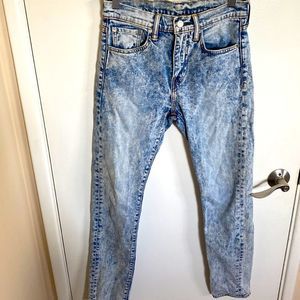 Women's Levi Strauss acid wash high waisted jeans- Size 28x32
